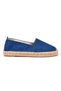 Su Espadril Espadril Aileen Denim Düz Kumaş Ayakkabı