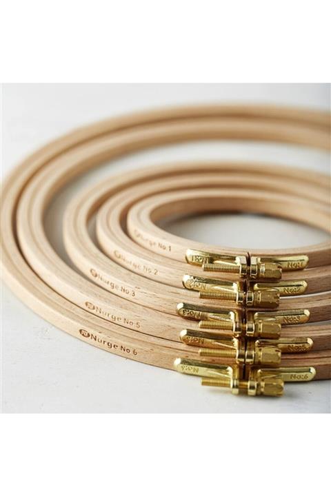 Nurge Ahşap Vidali Kasnak No:8 1 Adet