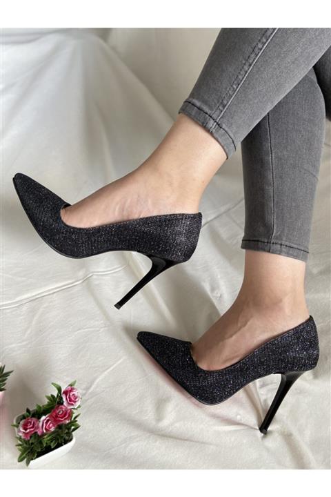 Gamze Shoes Simli Kadın Ayakkabısı Stiletto