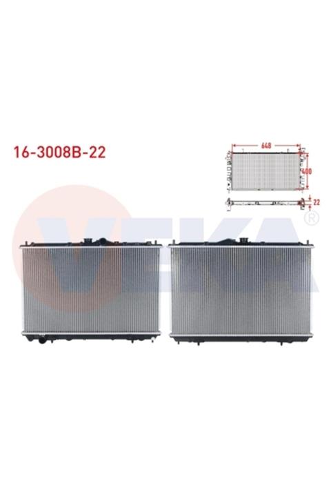 ÖZGÜÇYEDEK Su Radyatoru Brazıng Kalınlık 22mm Mıtsubıshı Carısma 1.6 - 1.8 16v M-t 1995-200