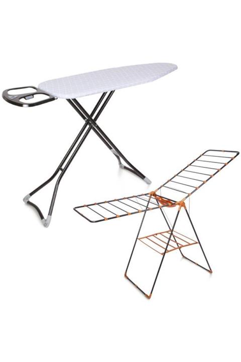 Perilla Rachel Ütü Masası Ironika Kalın Borulu Çamaşır Kurutmalık