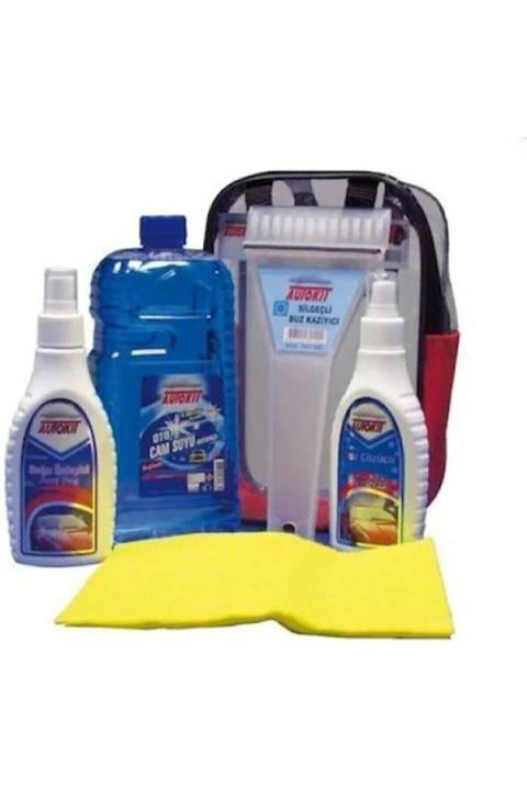 Autokit Kışlık Oto Araç Bakım Seti Kışlık Cam Suyu-buğu Önleyici-buz Çözücü-buz Kazıyıcı