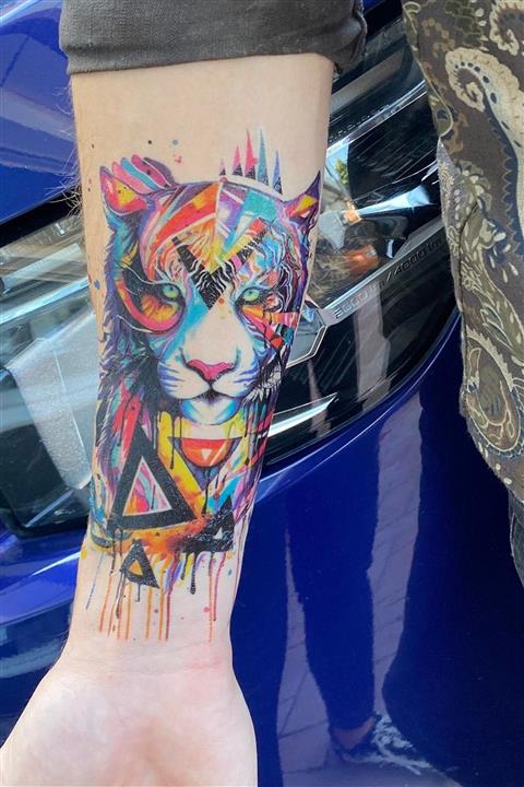 TAKIŞTIR Geçici Kaplan Dövme Tattoo