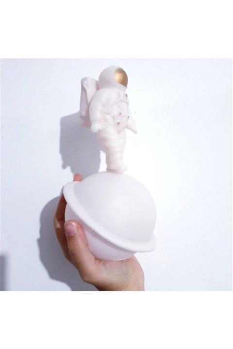 epazzar Satürn Üzerinde Astronot Masa Gece Çocuk Lambası