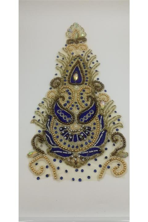 FİKA FEMME Hint Işi Boncuk Işlemeli Aplik