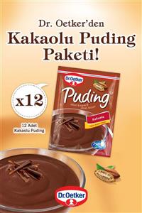 Dr. Oetker Puding Kakaolu 12'li