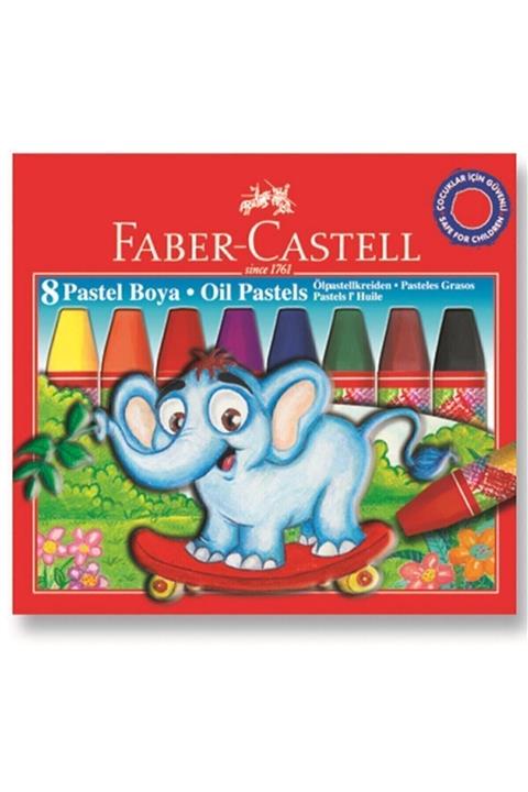 Faber Castell Karton Kutu Pastel Boya - 8 Renk