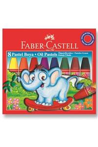 Faber Castell Karton Kutu Pastel Boya - 8 Renk