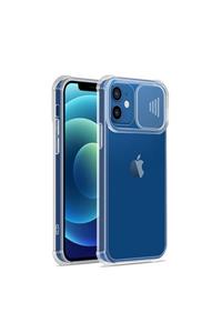 CNSTAKI Iphone 11 Uyumlu Slayt Kamera Lens Korumalı Komple Şeffaf Telefon Kılıfı