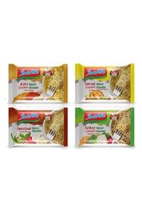 İndomie Indomie Paket 4 Çeşit Karma Hazır Noodle Makarna 40 Adet X 70 G