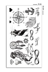 BP Tattoo Sailor Mini Boy Karışık Geçici Dövme