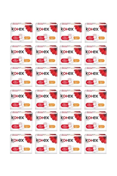 Kotex Tekli Hijyenik Ped Normal 24'lü Set (1 Koli) Toptan