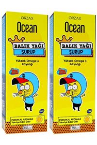 Ocean Ocean Balık Yağı Şurup Portakal Aromalı 150 ml 2 Adet