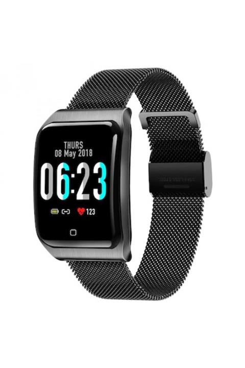 T5 Saat F9 Akıllı Saat Bayan Erkek Spor Saati Metal Kordon Ip68 Su Geçirmez Bileklik