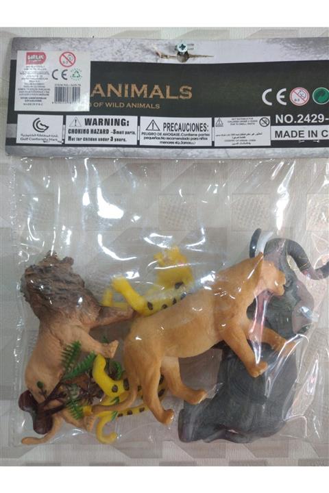 Birlik Oyuncak Aslanlı Orman Hayvanları Pvc 4'lü