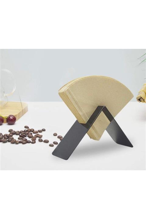 evimobidesign Metal Filtre Kahve Kağıdı Tutucu Standı