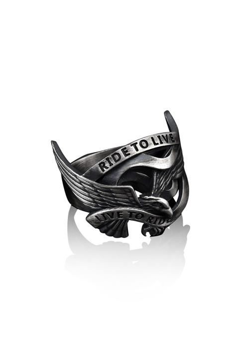 Bysilverstone Kartal Gothic Gümüş Yüzük