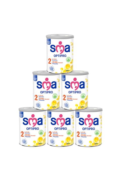 SMA 2 Optipro Probiyotik Devam Sütü 800 Gr X 6 Adet