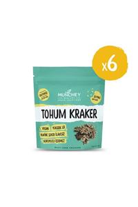 MUNCHEY 6'lı Zeytinli Tohum Kraker 240g. - GLUTENSİZ