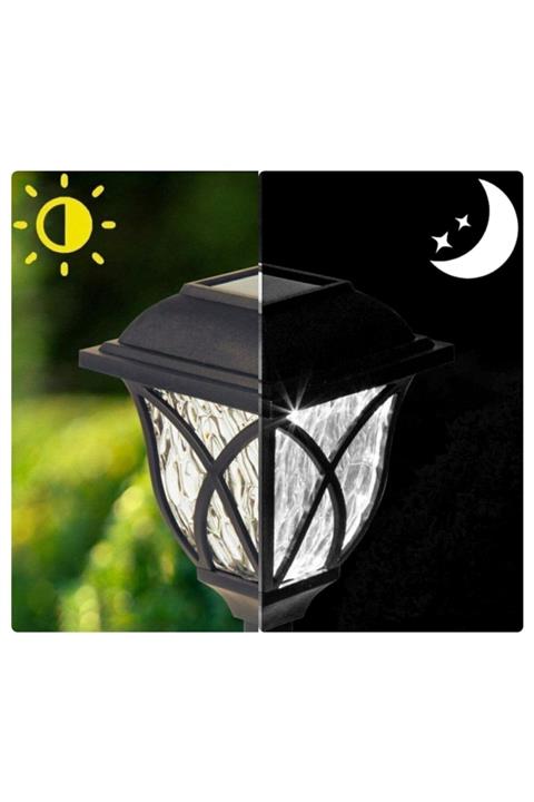 gaman X-15 Güneş Enerjili Bahçe Lambası Saplamalı Beyaz Led 43cm 1. Kalite