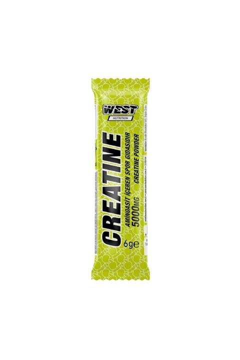 West Nutrition Kreatin Monohidrat Tek Kullanımlık Saşe 6 Gram Yeşil Elma