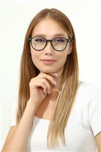 PETİTO Teta Karina Unisex Yeşil Mavi Işık Koruyucu Ekran Gözlüğü (50-20-145 Hafif)