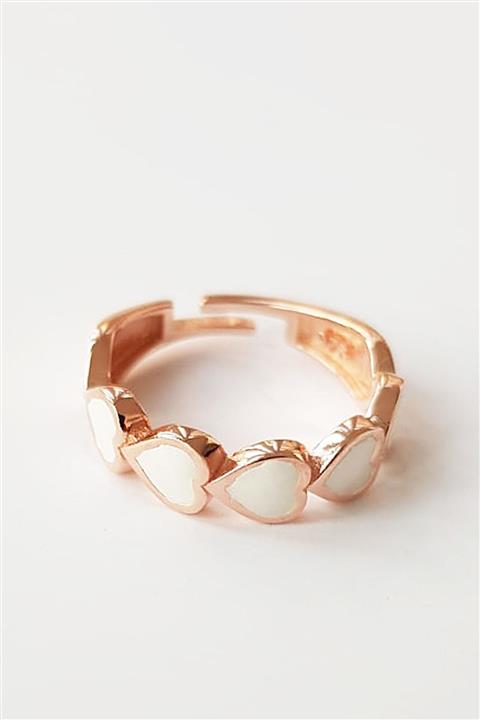 MorMajor Silver Love Kalpli Mineli Gümüş Yüzük