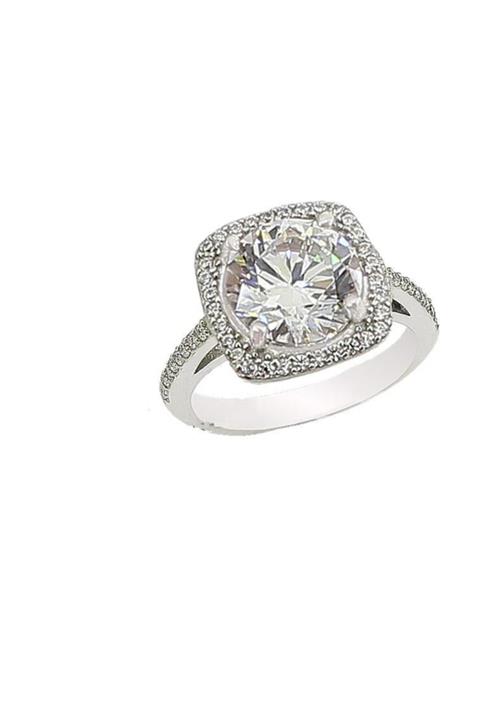 Söğütlü Silver Star Kesim Tek Taşlı Yüzük