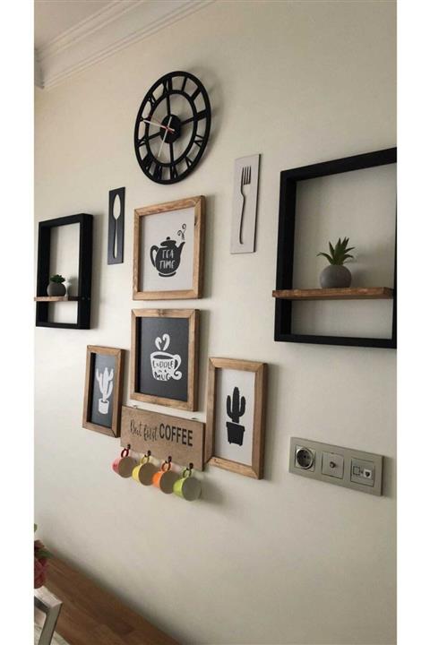 woodhomeworks Ahşap Mutfak Dekor Set