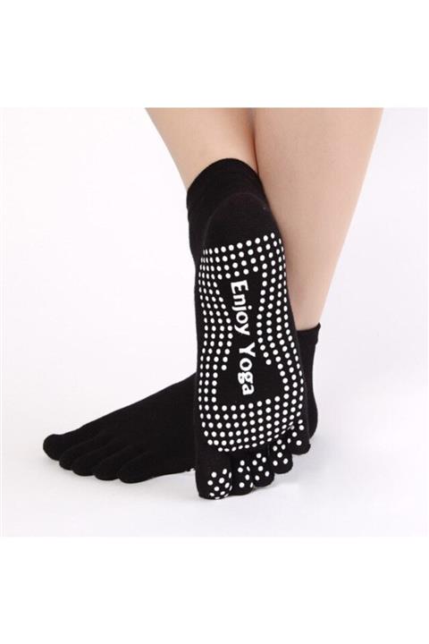 Pozitif Enjoy Yoga Çorabı Siyah