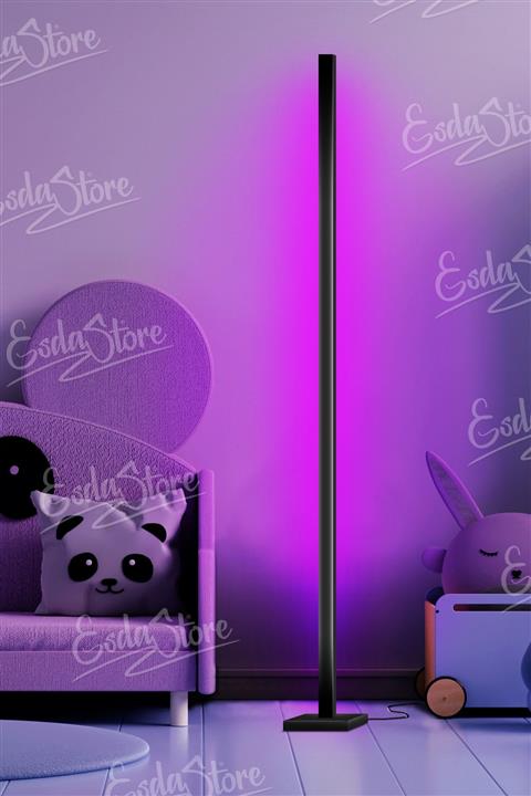 EsdaStore Led Dekoratif Lambader -led Lamba Işık Sistemi- Siyah- Full Rgb Renk