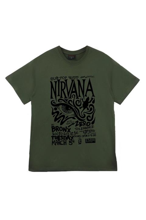 famestoned Nirvana Baskılı T-shirt