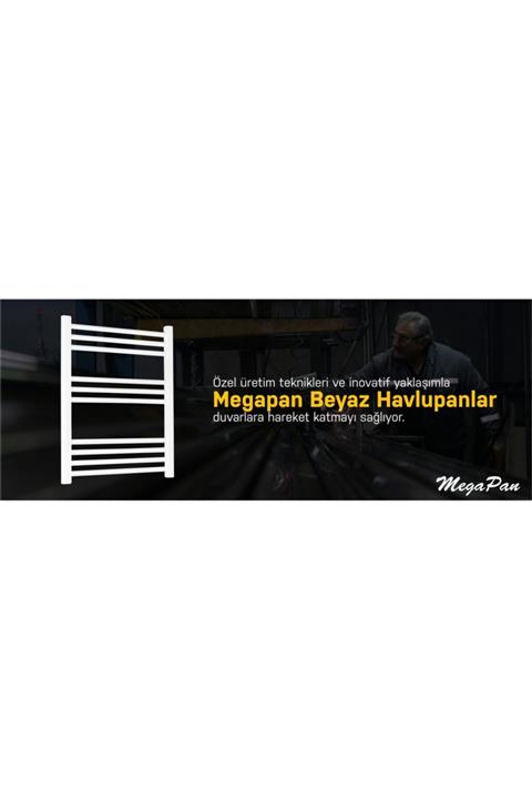 MEGAPAN 50 Cm X 140 Cm 20 Boru Beyaz Havlupan