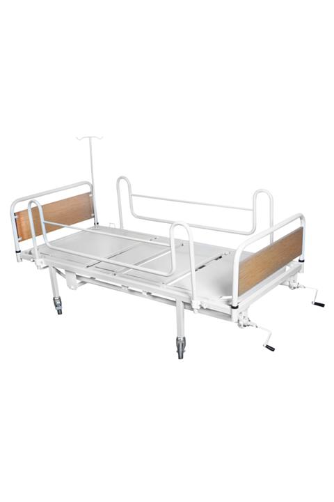 Elit Grup Medikal Hasta Yatağı Karyolası 2 Hareketli Manuel + Deveboynu