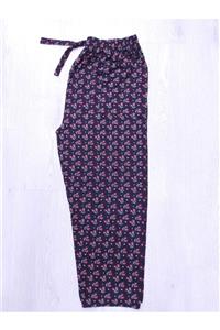 ÖZIRMAK Siyah Kırmızı Çiçekli Kadın Pijama