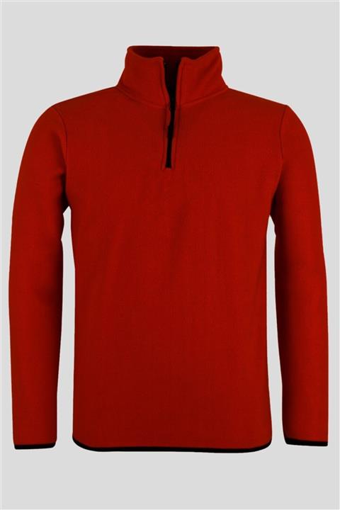 teepoint Bordo Yarım Fermuarlı Erkek Polar