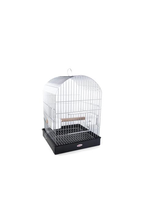 Mergen White Road Izgaralı Sultan Papağan Kafes Krom Kaplama