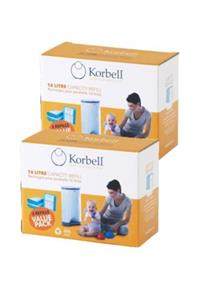 Korbell (orjinal) 2 Adet X 3 Paket (2970 Adet Kapasiteli) Bez Kapasiteli Çöp Poşeti