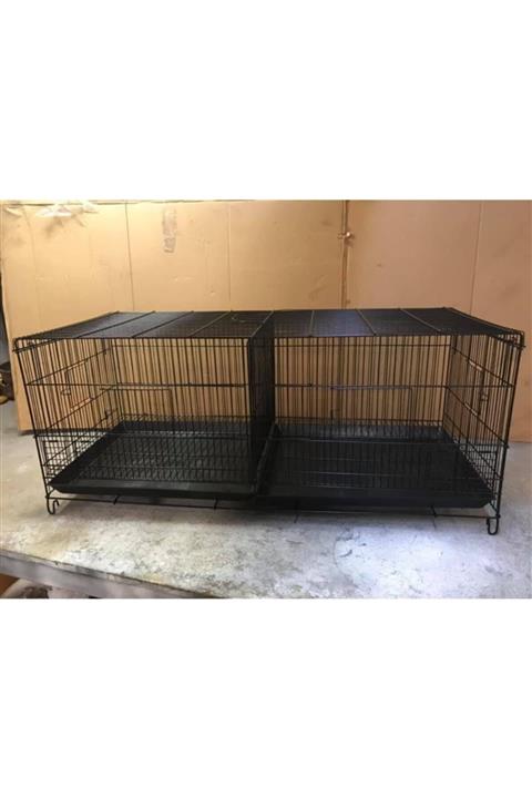 HOBİ 102x40x40 Siyah Salma Kafes