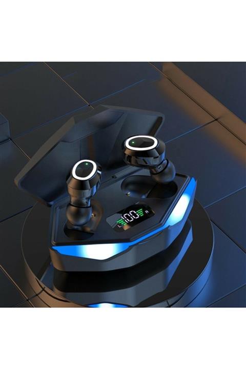 Dynego Bluetooth Çift Modlu Spor Kablosuz 2000 Mah Powerbanklı V5.1 Bluetooth Kulaklık