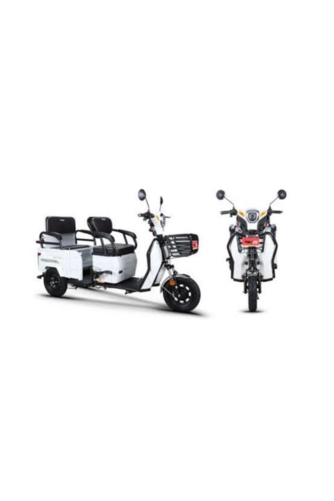 RKS Xıgma Plus Üç Tekerli Elektrikli Scooter Kabinli Beyaz
