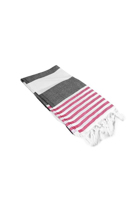 michaeller Pamuk Peştamal 170x90 Cm Ekosel Çizgili %100 Pamuk Plaj Banyo Havlu