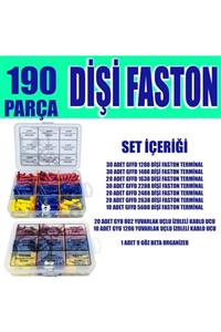 Site Hırdavat 190 Parça Dişi Faston Terminal Seti