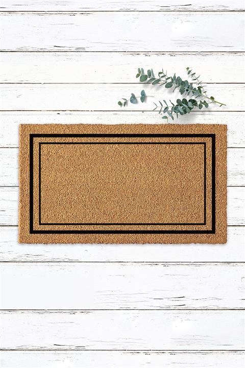 Paspas Yap Dikdörtgen Şekilli Sade Paspas