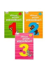 eolo yayınları 4 Yaş Zihinsel Gelişim Etkinlikleri - 3 Kitap Set