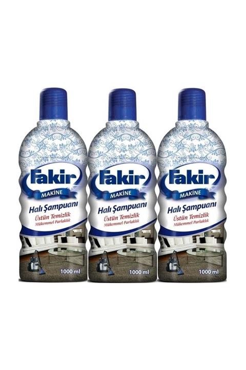 Fakir Halı Şampuanı Makine 1000 Ml 3'lü