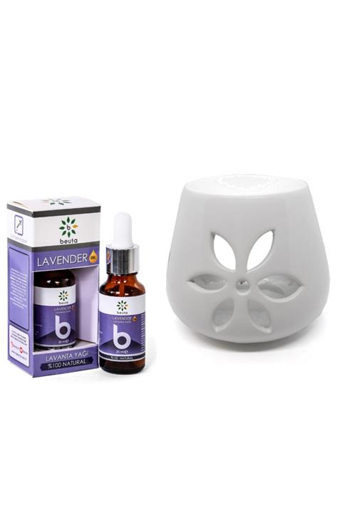 Beuta Lavanta Yağı 20 ml + Buhurdanlık