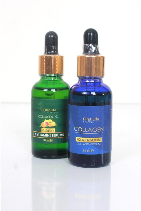 First Life Cosmetic Kolajen Ve C Vitamini Serumu 2 Li Set