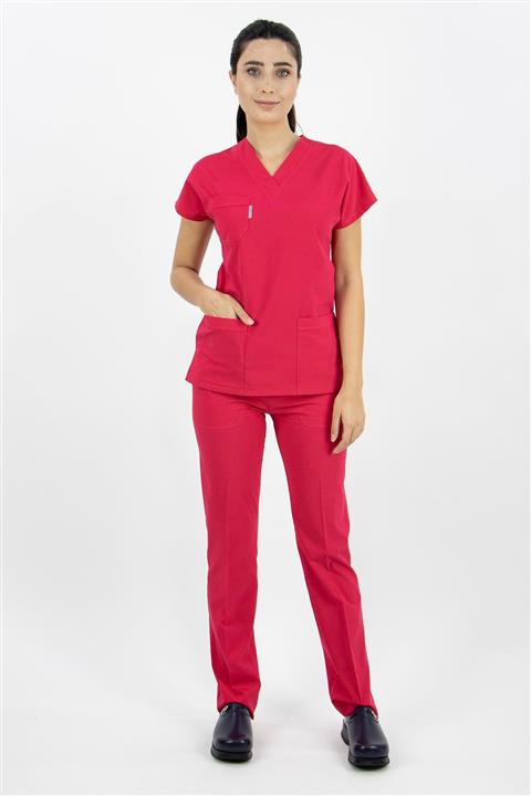 Alsancak Üniforma Kadın Nar Çiçeği Likralı Terikoton  Forması