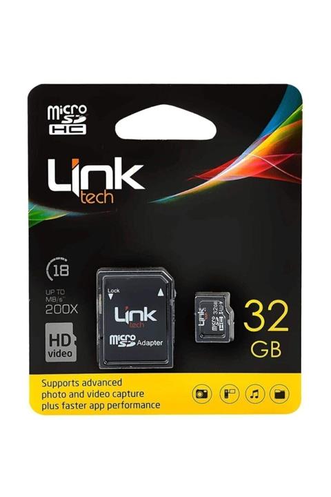 Link Tech Linktech 32gb Micro Sdhc Ultra M105 Hafıza Kartı Class 10 + Adapt